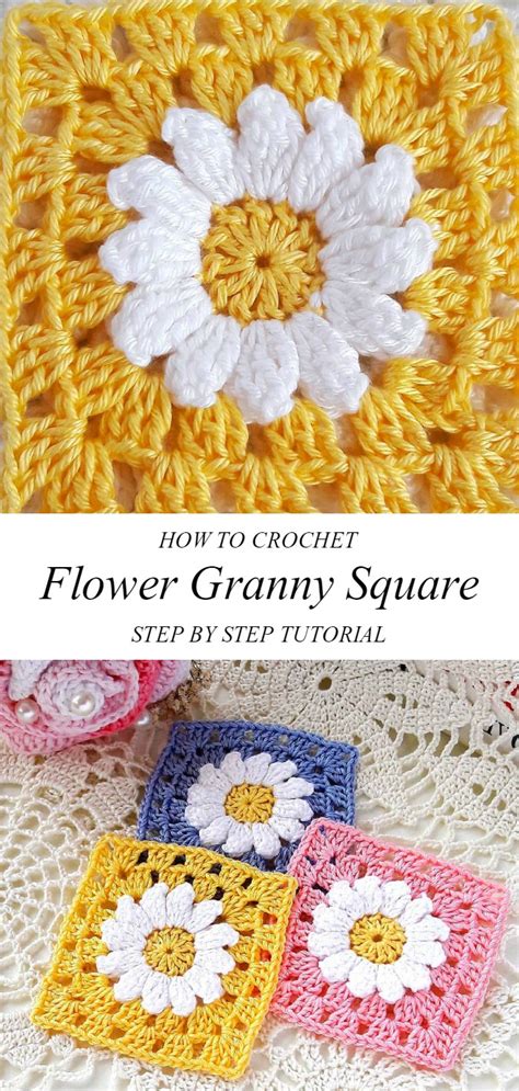 Beautiful Daisy Granny Squares Crochet Square Patterns Granny Square My Xxx Hot Girl
