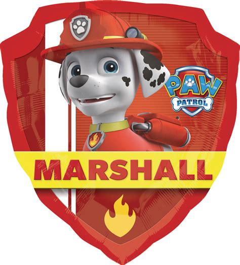 Paw Patrol Chase And Marshall Foil Balloon Helium Inflation Included