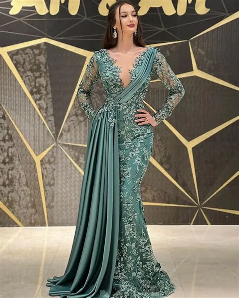 2023 Plus Size Arabic Aso Ebi Mermaid Luxurious Sexy Prom Dresses