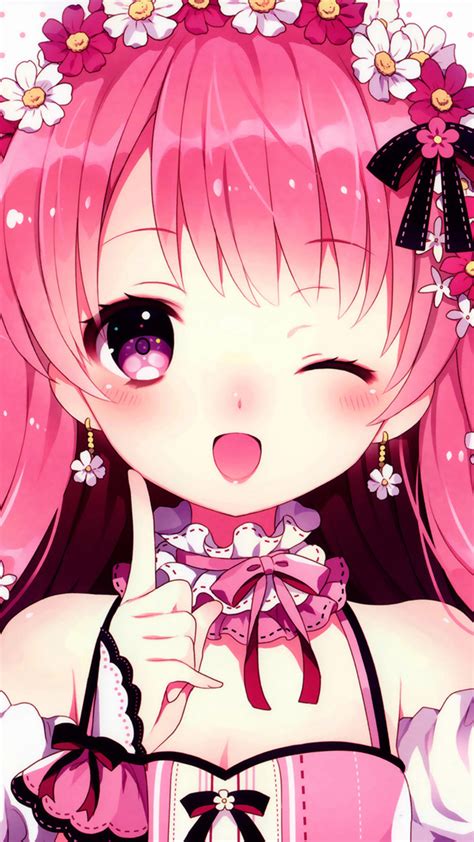 Explore more like kawaii pink background anime. Cute Pink Wallpapers for Girls (58+ images)