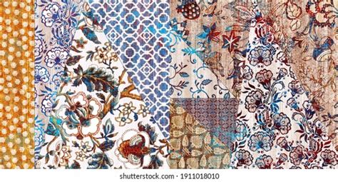 Royal Abstract Multi Colour Grunge Background Stock Illustration