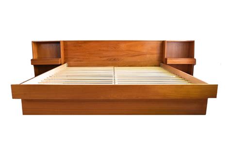 Mid century modern beds show. Danish Modern Teak King Platform Bed Mid Century King Size