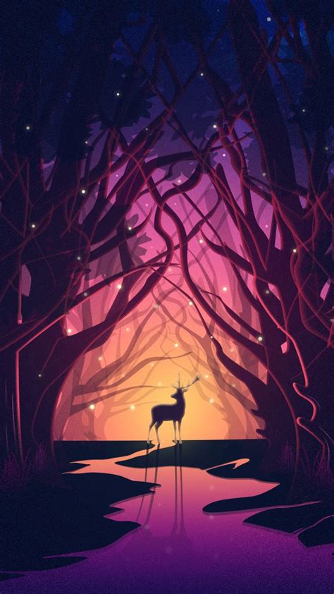 Magical Forest Phone Wallpapers Wallpaper Cave
