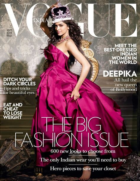 Deepika Padukone Vogue India Magazine Blog On Bollybabes
