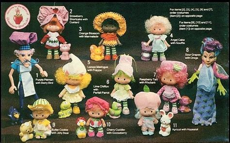 Catalog Page Of Strawberry Shortcake Dolls Vintage Strawberry