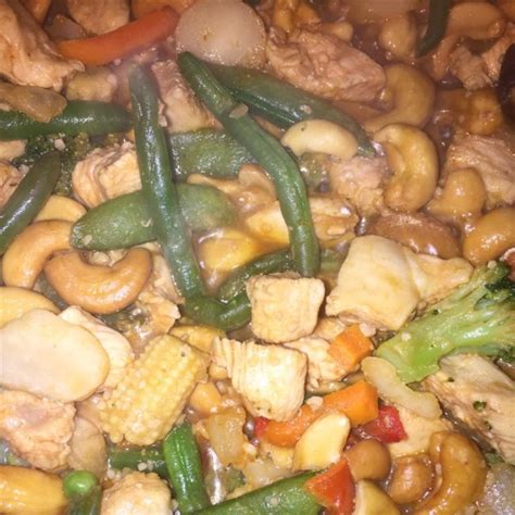 There are two important keys to make sure the mushrooms don't stick to the pan. Chef John's Cashew Chicken Photos - Allrecipes.com