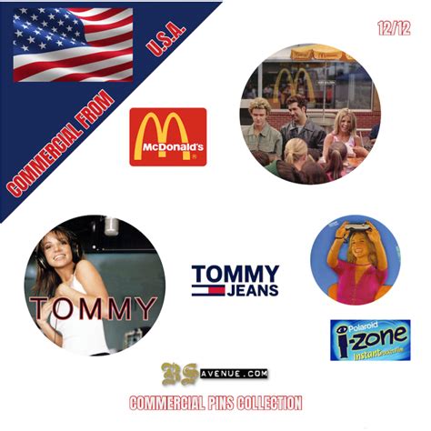 Bsavenue Commercials Pins Collection December 2021 Tommy Jeans