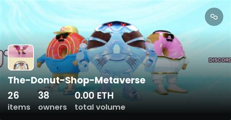 The Donut Shop Metaverse Collection Opensea