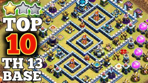New Top 10 Th13 War Base Link 2020 Base Link Given In Video