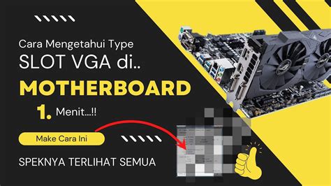 cara mengetahui slot vga pada motherboard