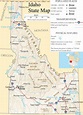 ♥ Idaho State Map - A large detailed map of Idaho State USA