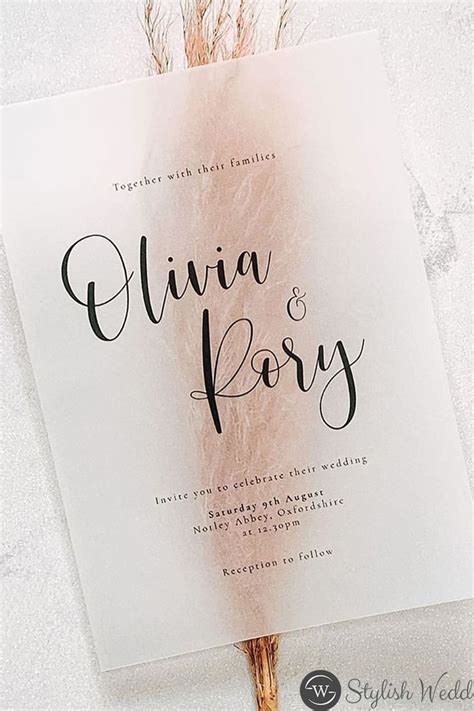 2020 Simple Modern Wedding Invitations Ideas With Unique Paper