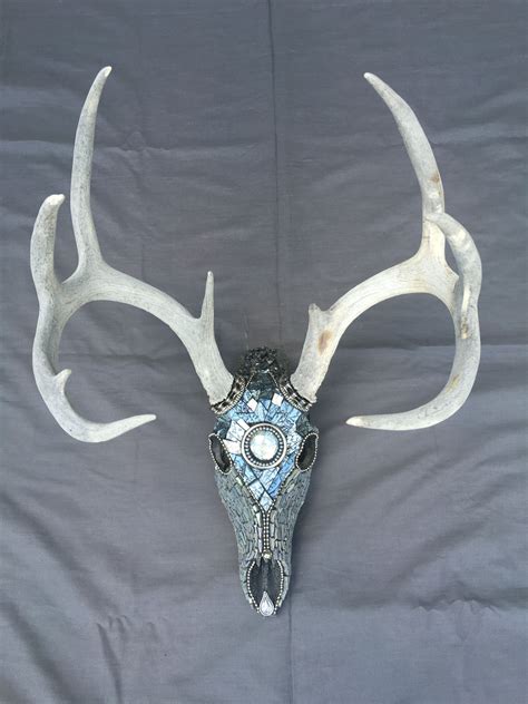 Mosaic Design Very Beautiful Cow Skull Art Deer Skull Art Deer