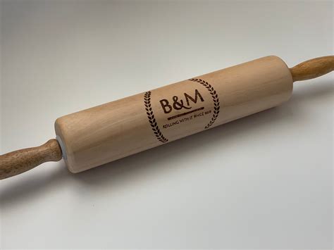 Personalized Wedding T Rolling Pin Etsy Sweden