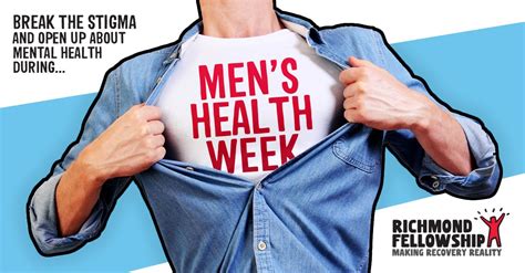 Challenging Stigma During Men S Health Week Richmond Fellowship Mental Health Charity