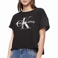 Camiseta Mujer Calvin Klein Metallic Black | Original 2021