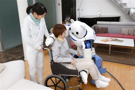 Robear Robot Assists Nurses In Caring For The Elderly American Luxury