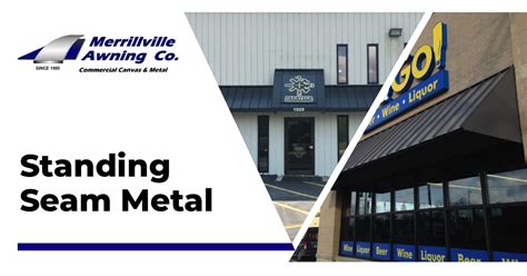 Standing Seam Metal Awnings Merrillville Awning