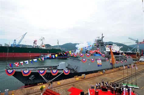 Asian Defence News South Korean Navy Launches New Guided Missile Frigate
