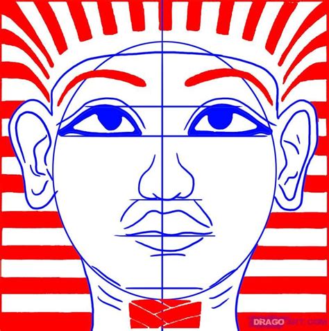 How To Draw King Tut Step 5 Guided Drawing Drawing Tips Teaching
