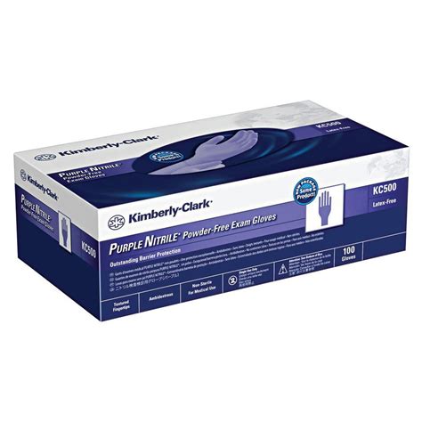 Kimberly Clark Professional Disposable Purple Nitrile Exam Gloves