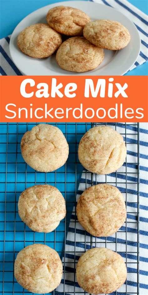 Quick And Easy Cake Mix Snickerdoodles Make And Takes