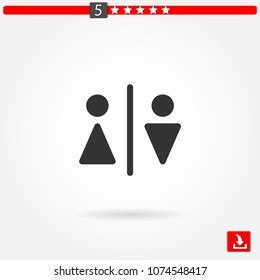 Toilets Vector Icon Stock Vector Royalty Free Shutterstock