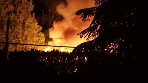 It lies directly east of the city of surrey, adjacent to the cloverdale area, and is surrounded on the north, east and south by the township of langley. Vacant house fire in Langley Township - YouTube