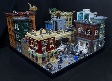 Avengers The Battle Of New York Lego Lego Brick Lego Spiderman