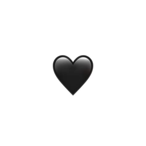 Heart Black Emoji Freetoedit Heart Sticker By Dexhornet