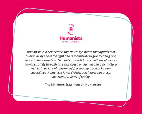 What Is Humanism Humanists International