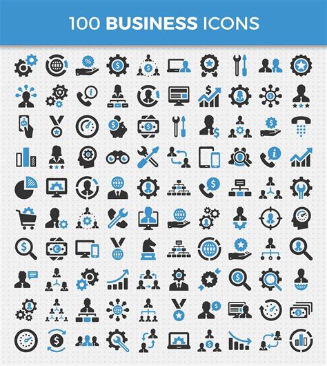 100 Business Icons Vol 3 Business Icon Icon Icon Set
