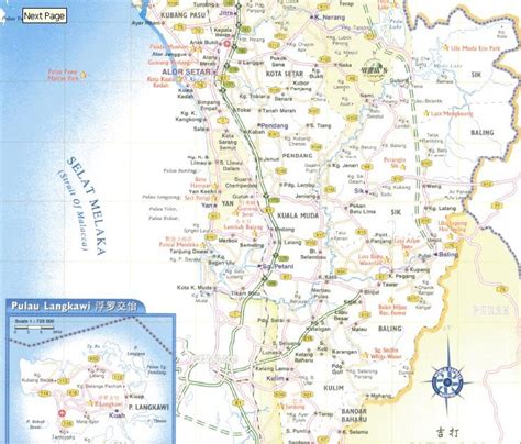 Malaysia Travel Guide And Map Map Of Kedah Alor Setar