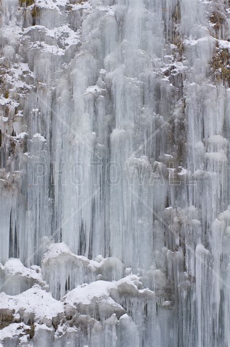 Frozen Waterfall Wall Mural And Photo Wallpaper Photowall