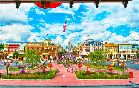 Main Street Magic Kingdom Disney Hdr Walt Disney World Mag Flickr