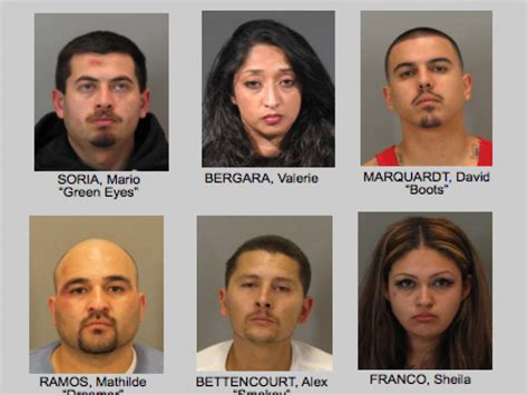 48 Gangsters Arrested — Names Released Cupertino Ca Patch