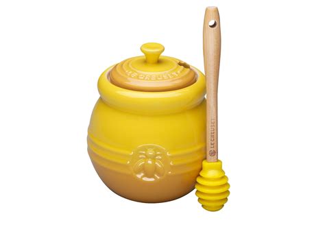 Le Creuset Honey Pot And Silicon Dipper £20 Honey Pot Functional Pottery Pottery