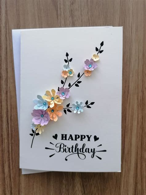 Crafting Joy Diy Paper Card Inspiration Happy Birthday Cards Diy