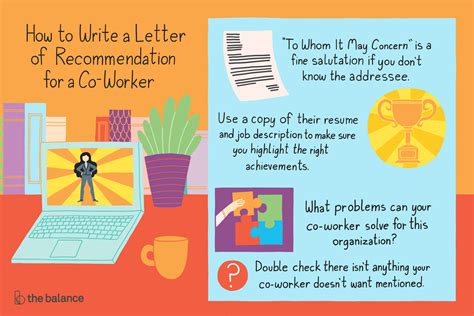 Before you start enumerating the applicant's positive qualities, you need to make sure that you know the specific qualities that the hiring. How to Write a Letter of Recommendation for a Coworker