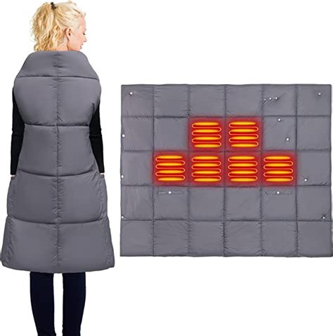 Wearable Portable Cordless Heated Blankets For Men And Women