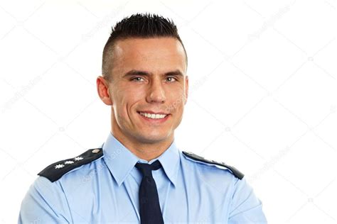 Portrait Of Young Policeman Stock Photo By ©petrdlouhy 64101523