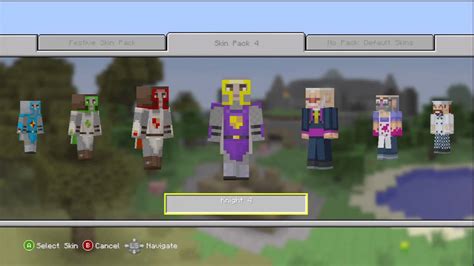 Minecraft Xbox 360 Edition Skin Pack 4 Youtube
