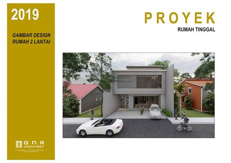 Paket Gambar Desain Rumah 2 Lantai 11×16 Gambar Desain Arsitek