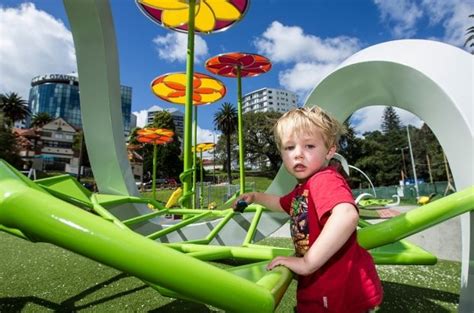 A New Backyard Myers Park Playspace Isthmus Group Auckland New