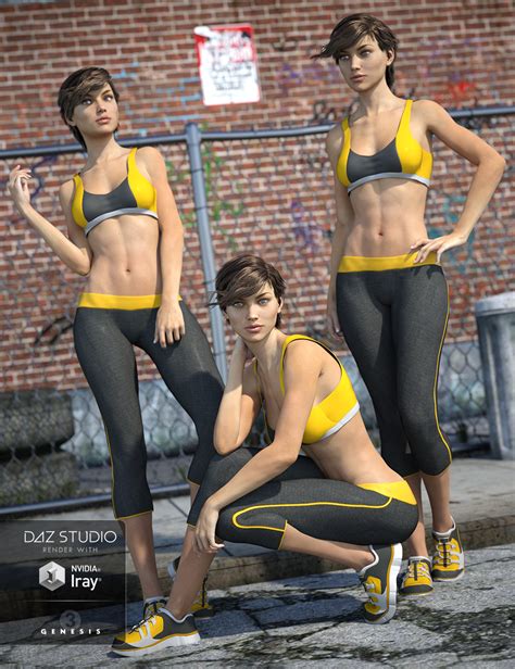 Urban Model Poses For Genesis 3 Female S Daz 3d