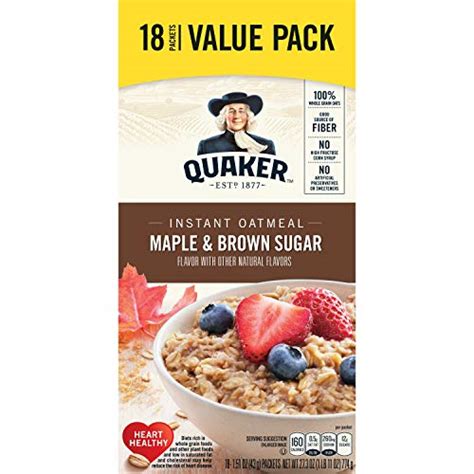 Quaker Instant Oatmeal Cinnamon And Spice 151 Oz Shoppyhop