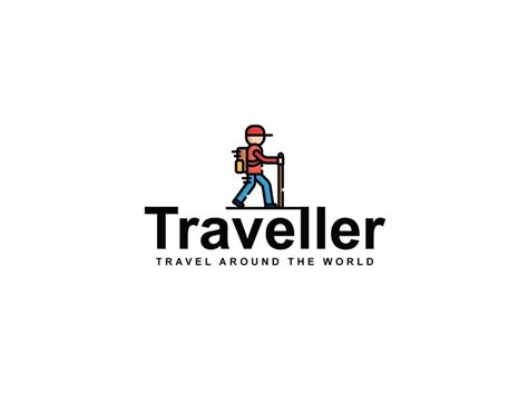 Traveller Logo Design Travel Logo Logo Design Logo