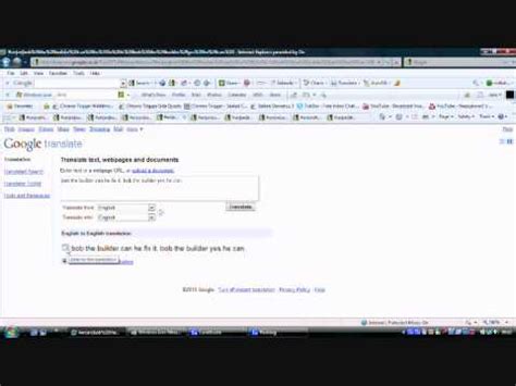 Your text will be automatically copied to the lower window. Fun with Google Translate (English) - YouTube