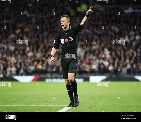London England October 30 Referee Stuart Attwell During The Premier