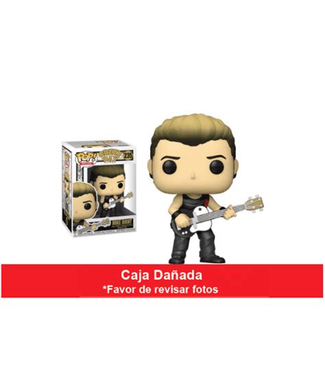 Funko Pop Rocks Green Day Mike Dirnt 235 Caja Dañada